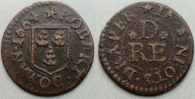 St. Neots, Robert Doman 1664 farthing St. Neots, Robert Doman 1664 farthing